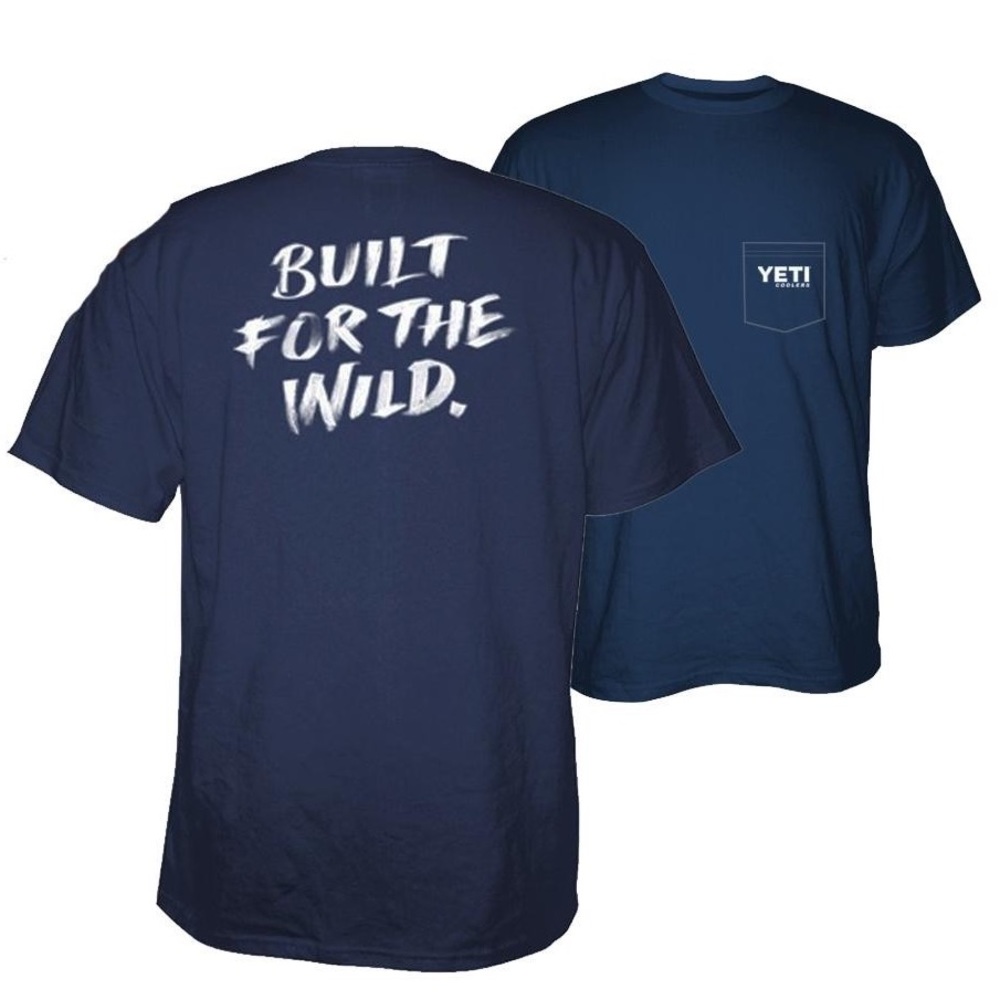YETI Built For The Wild T-Shirt Short Sleeve Size Small